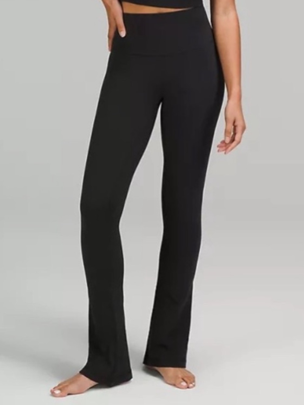Lululemon Align High Rise Mini Flare Black Leggings - Size 6